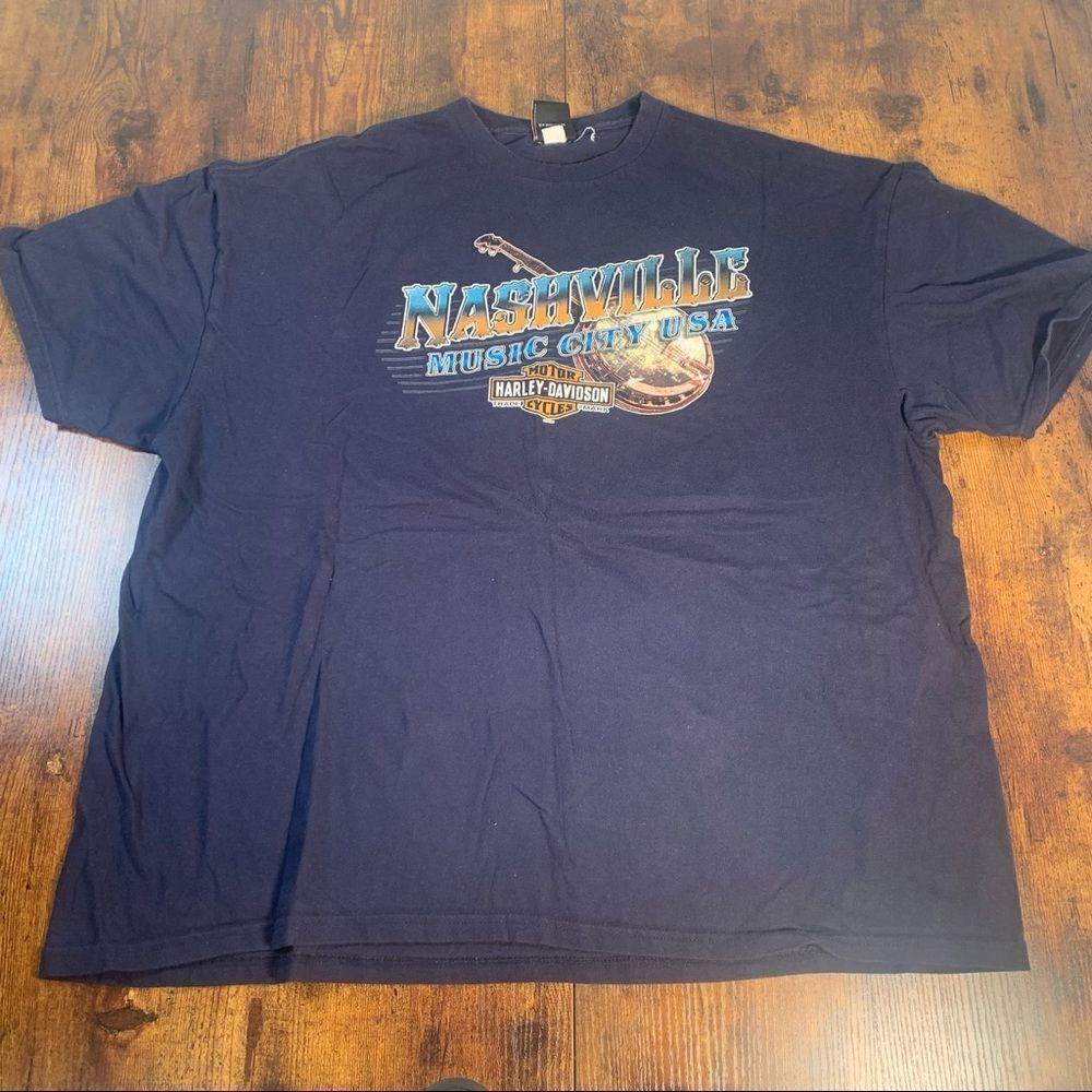 Harley Davidson Men's Shirt size XXL  2012 Nashville Music City‎ Boswell, TN